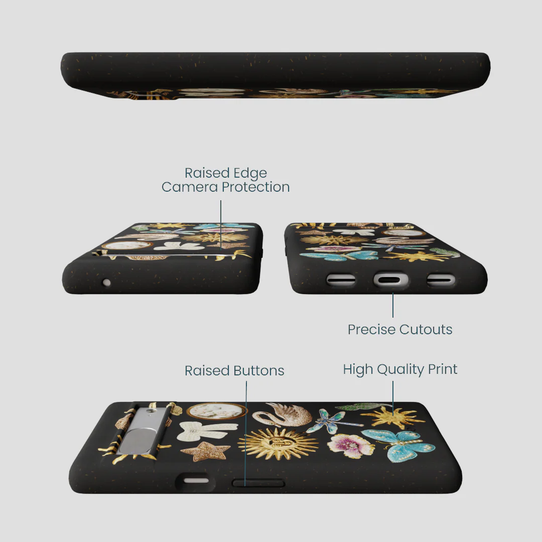 Black Heirloom Collage Google Pixel 7 Case - Image 3