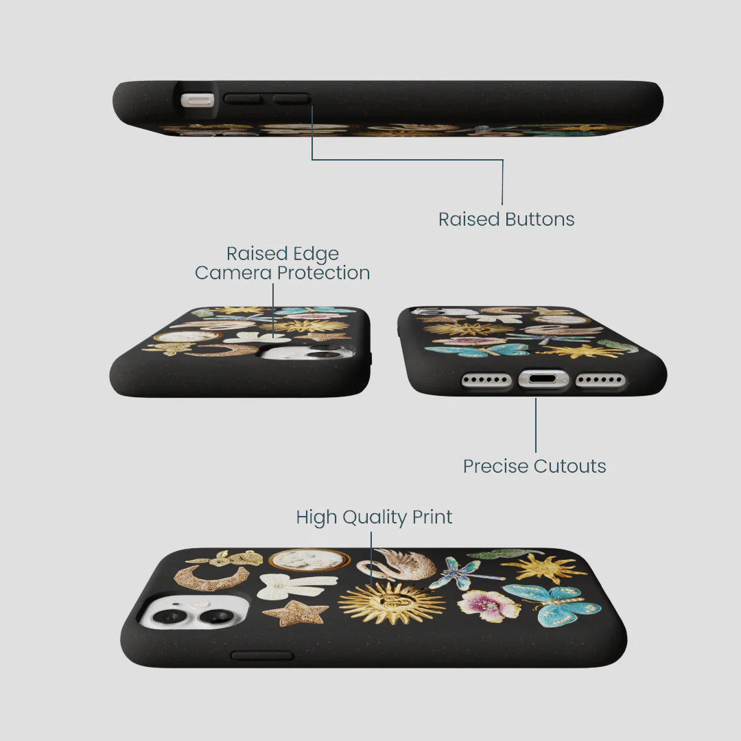 Black Heirloom Collage iPhone 11 Case - Image 2