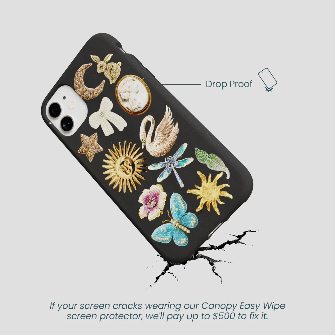 Black Heirloom Collage iPhone 11 Case - Image 4