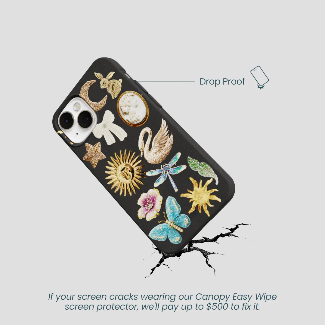 Black Heirloom Collage iPhone 13 Mini Case - Image 5