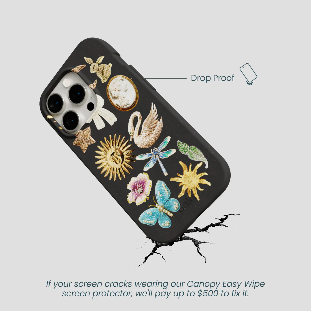 Black Heirloom Collage iPhone 14 Pro Case - Image 5