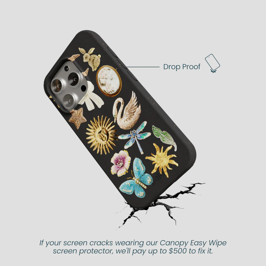 Black Heirloom Collage iPhone 16 Pro Case - Image 5