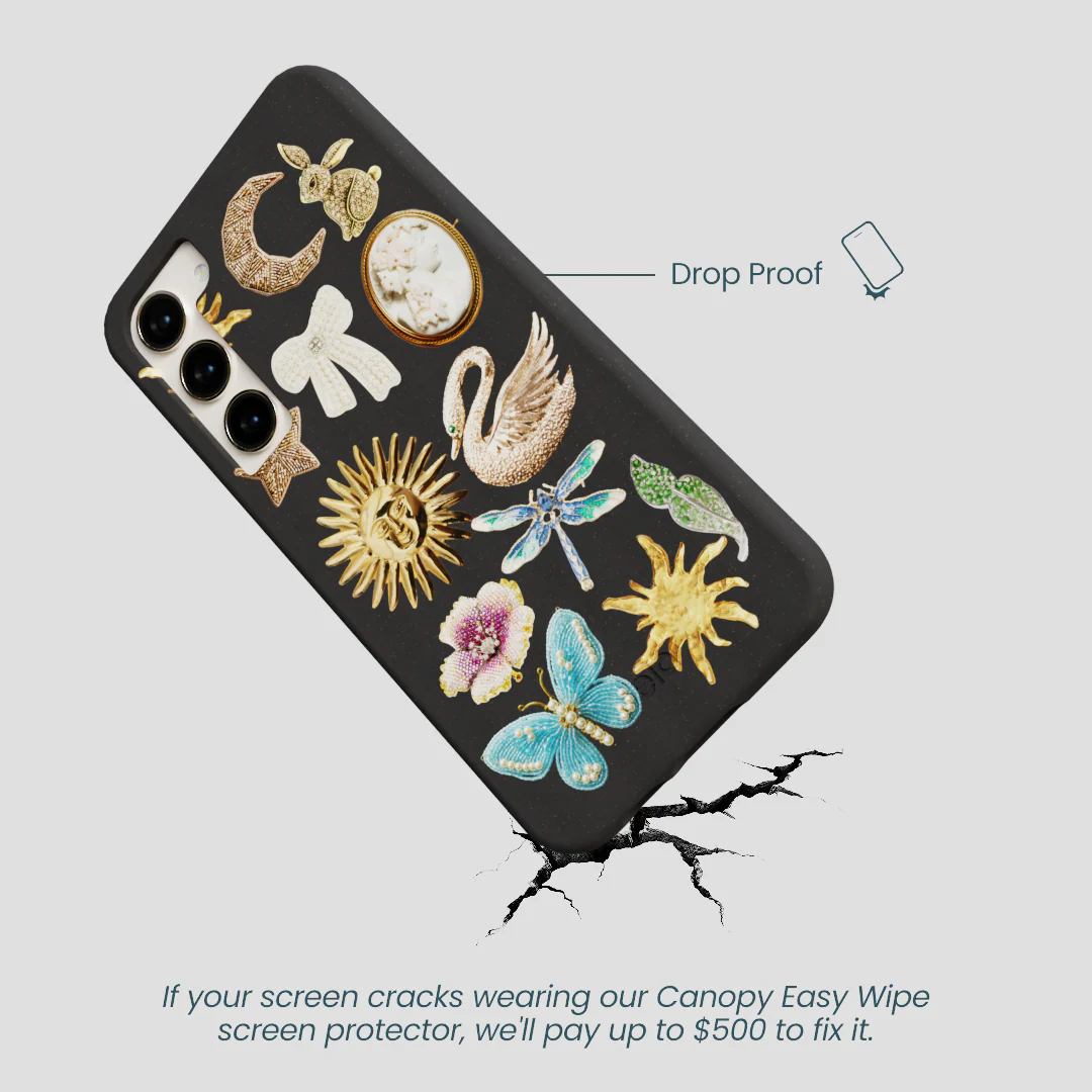 Black Heirloom Collage Samsung Galaxy S23+(Plus) Case - Image 5