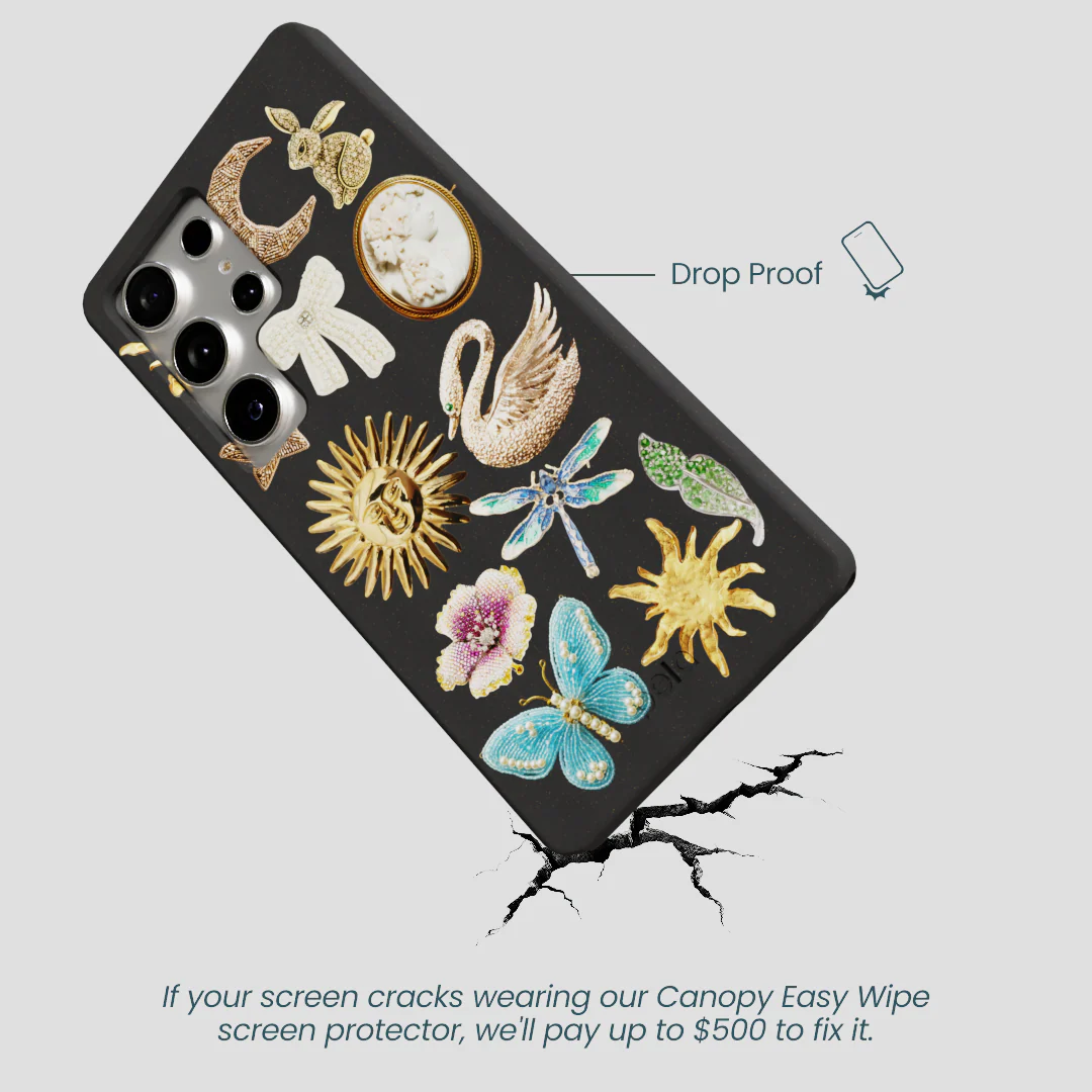 Black Heirloom Collage Samsung Galaxy S25 Ultra Case - Image 5