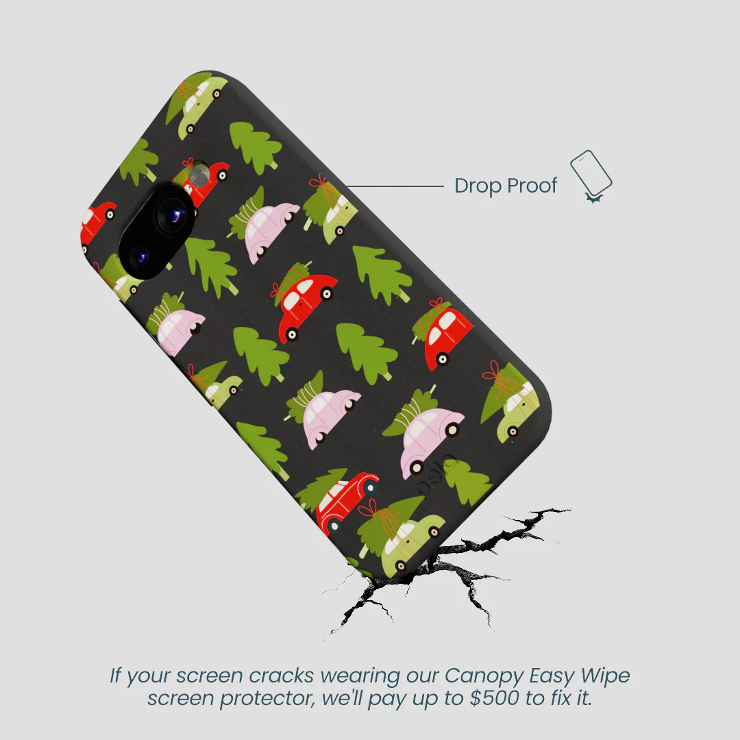 Black Holiday Caravan Google Pixel 9a Case - Image 5