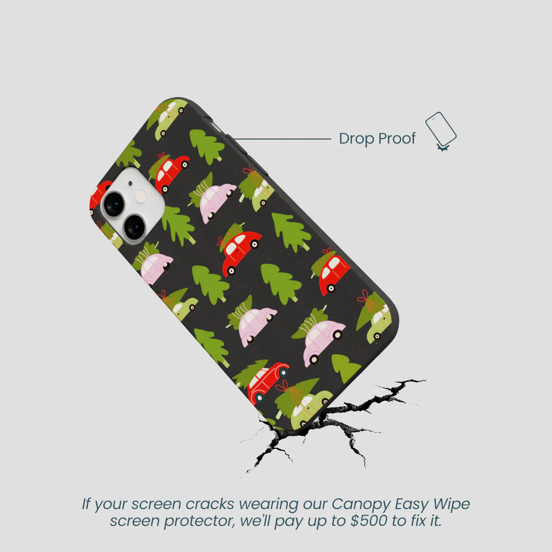 Black Holiday Caravan iPhone 12 Mini Case - Image 5
