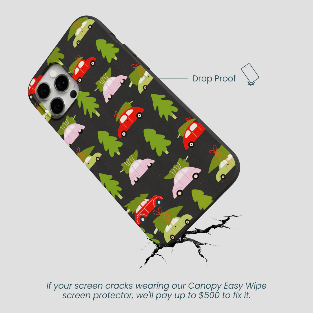Black Holiday Caravan iPhone 12 Pro Max Case - Image 5