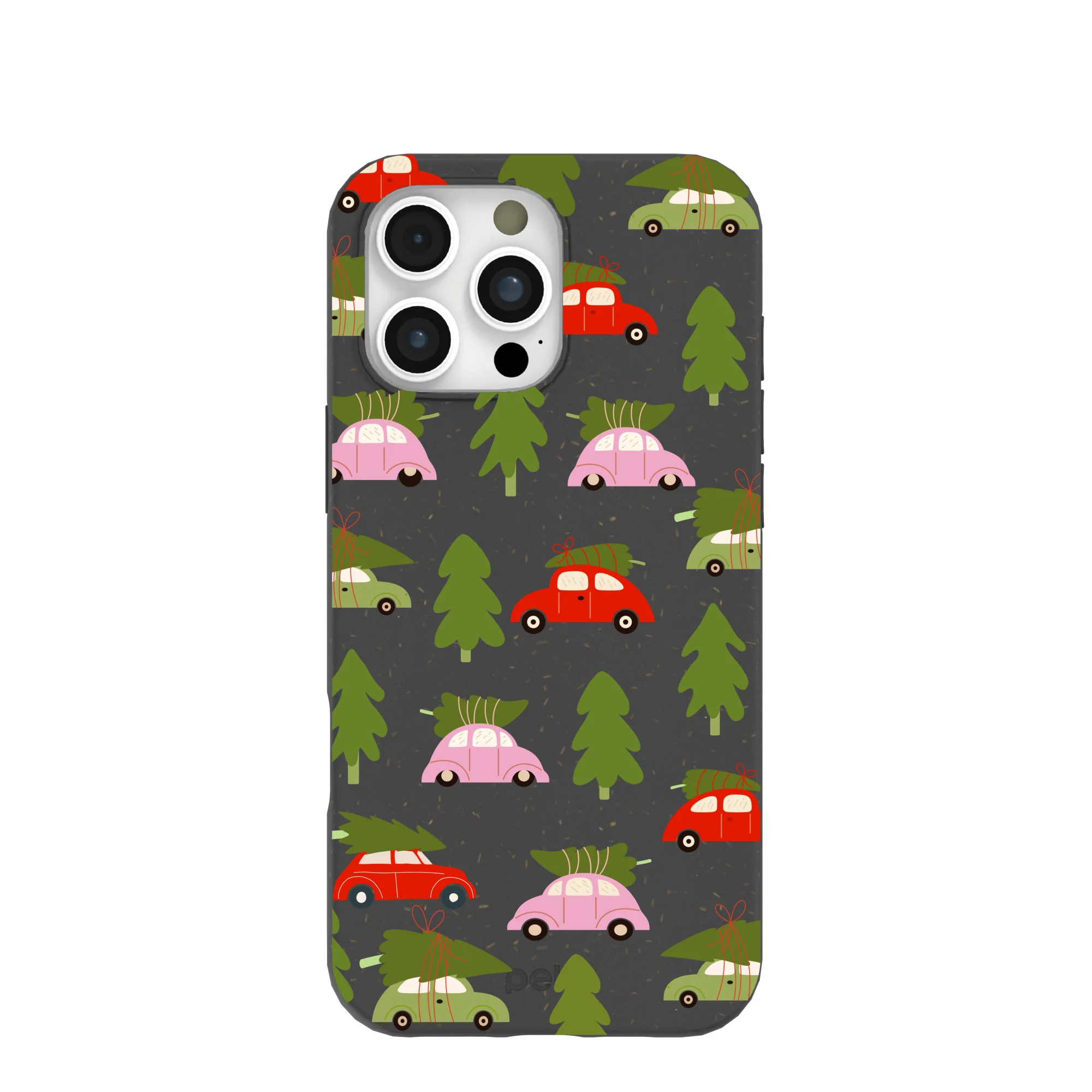Black Holiday Caravan iPhone 16 Pro Max Case