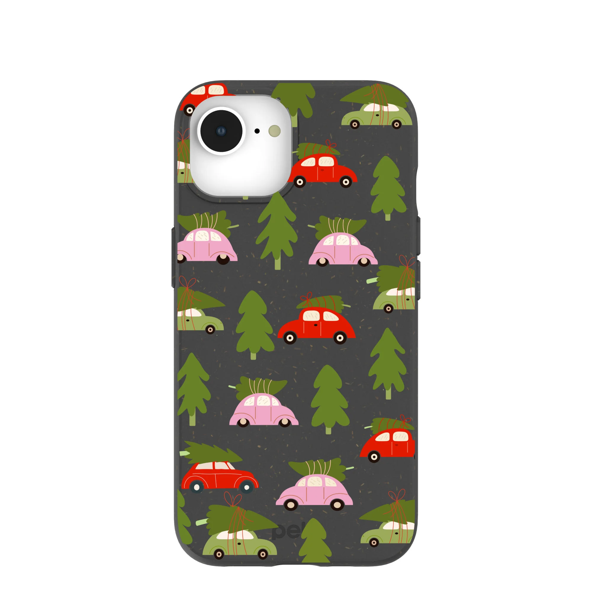 Black Holiday Caravan iPhone 16e/17e Case