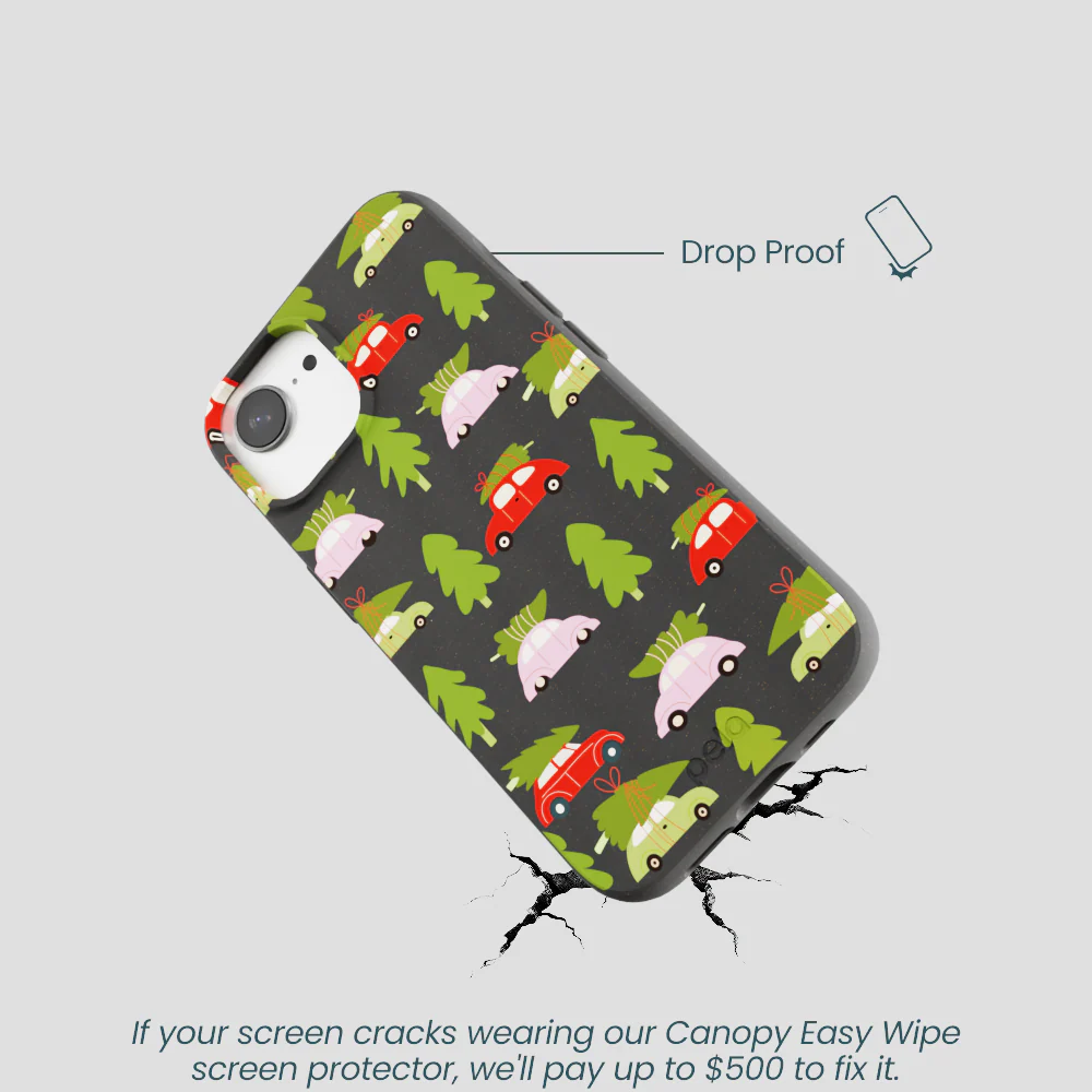Black Holiday Caravan iPhone 16e/17e Case - Image 5