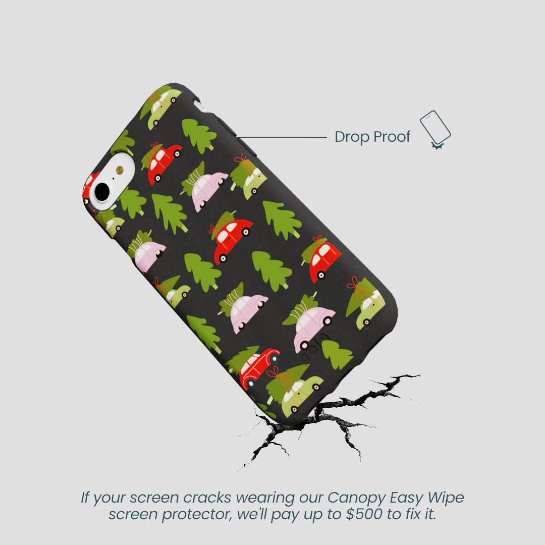 Black Holiday Caravan iPhone 6/6s/7/8/SE Case - Image 5