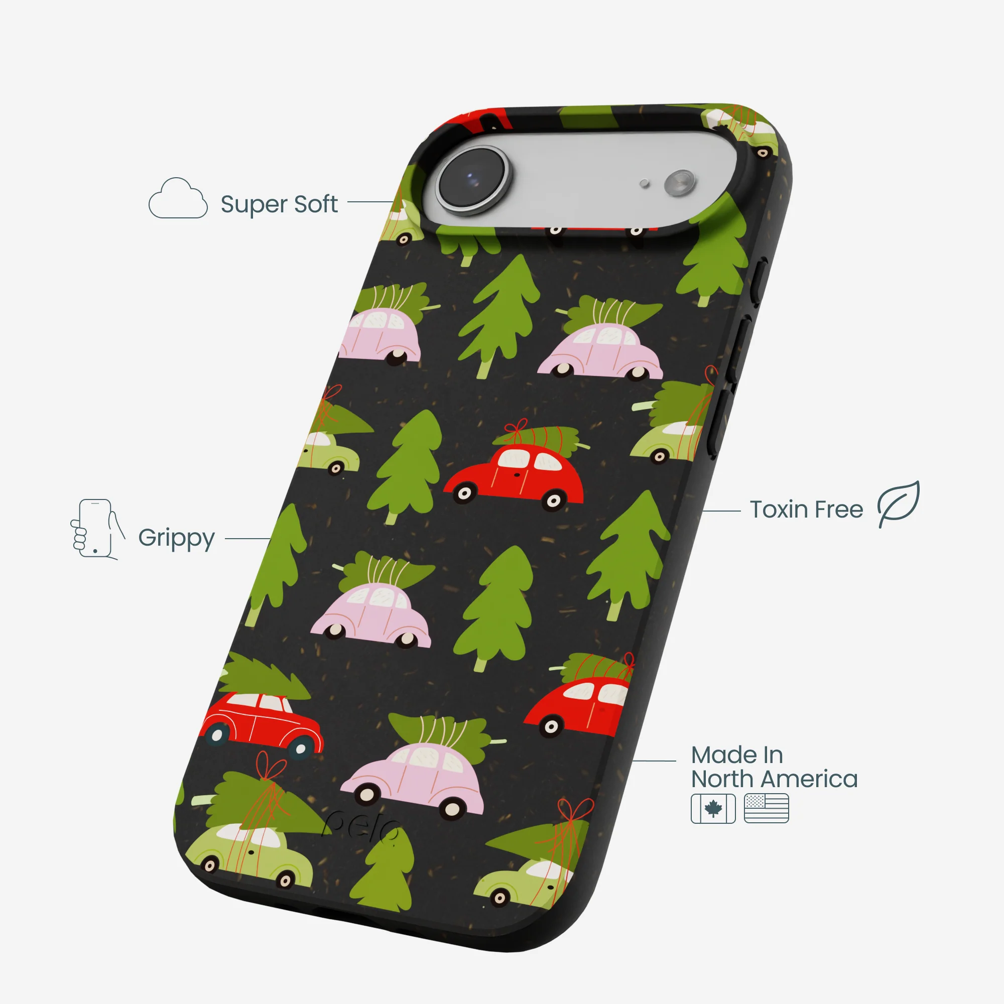 Black Holiday Caravan iPhone Air Case - Image 4