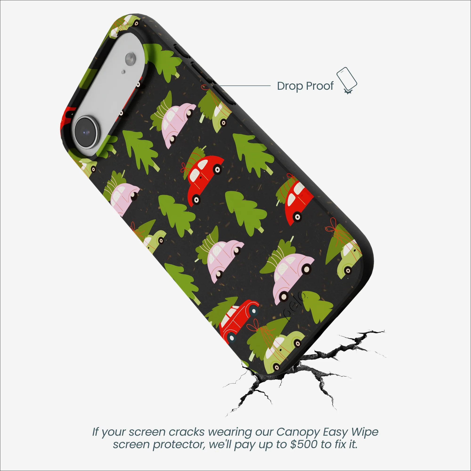 Black Holiday Caravan iPhone Air Case - Image 5