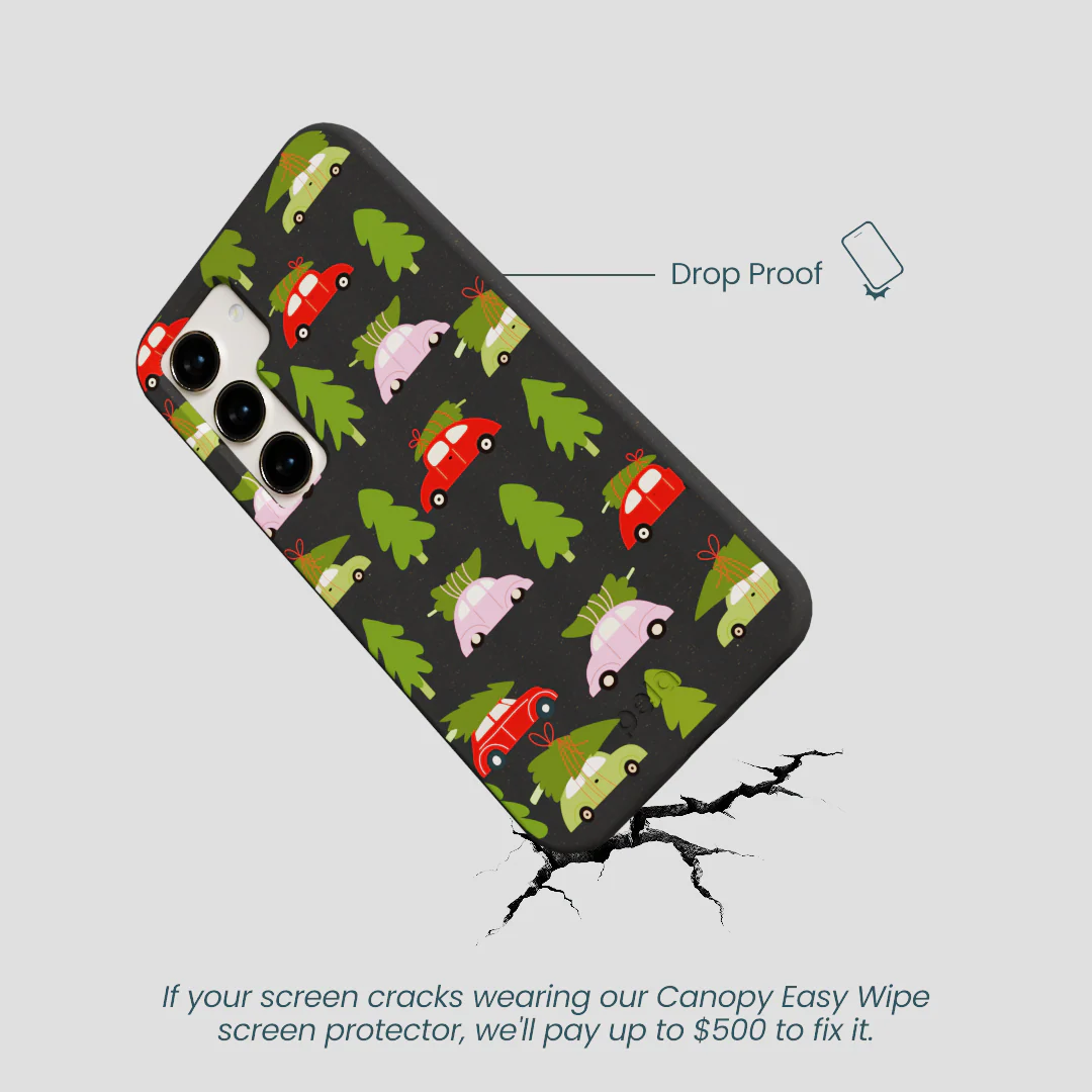 Black Holiday Caravan Samsung Galaxy S23 Case - Image 5