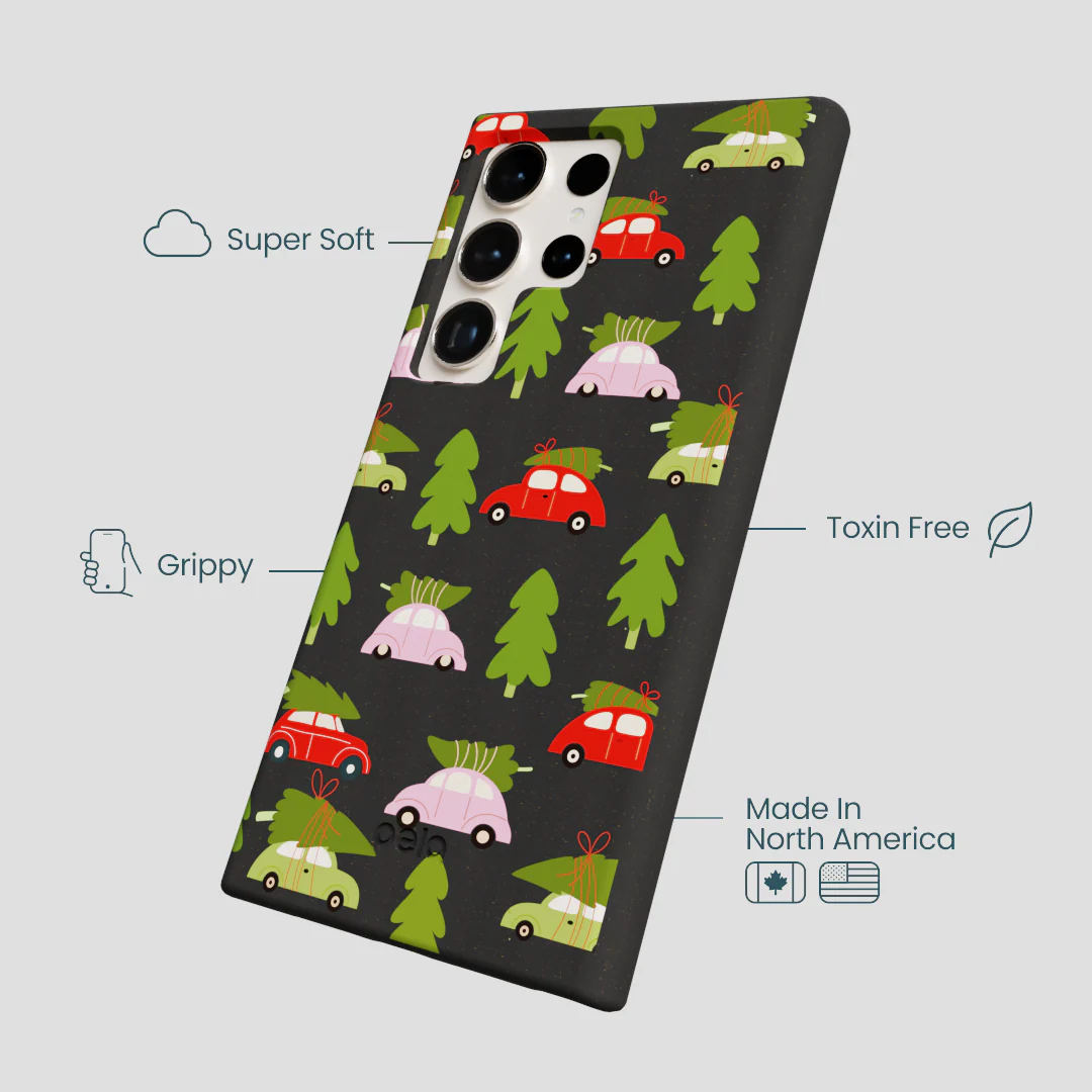 Black Holiday Caravan Samsung Galaxy S24 Ultra Case - Image 4