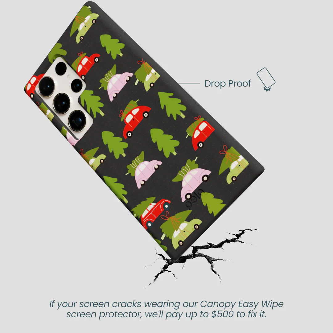 Black Holiday Caravan Samsung Galaxy S24 Ultra Case - Image 5
