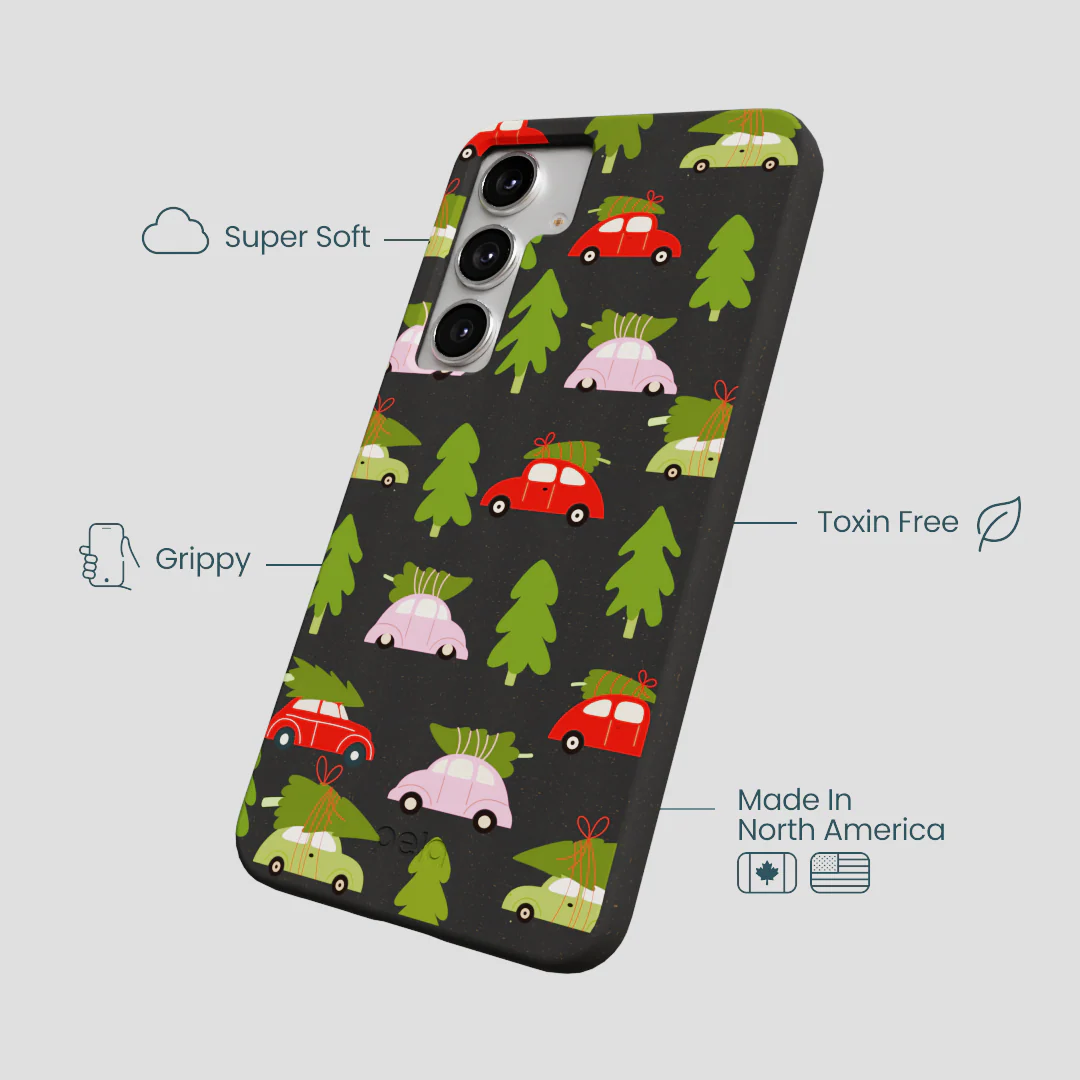 Black Holiday Caravan Samsung Galaxy S25+(Plus) Case - Image 4
