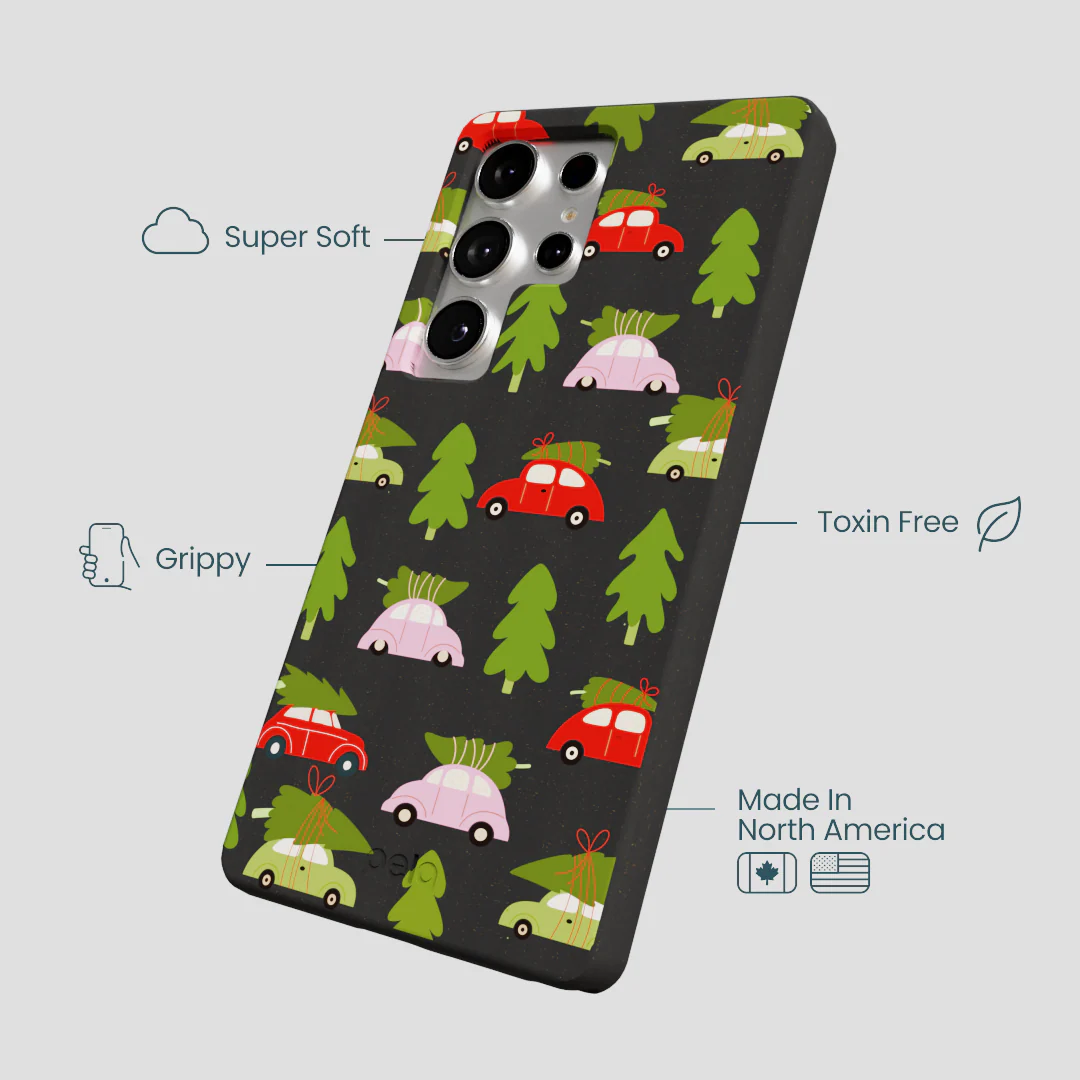 Black Holiday Caravan Samsung Galaxy S25 Ultra Case - Image 4
