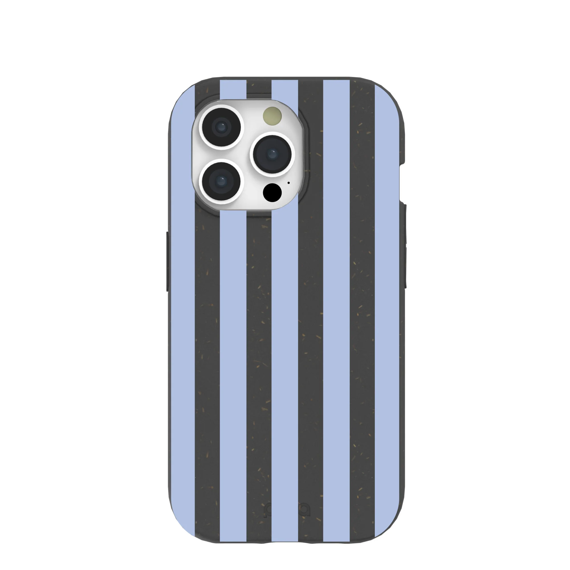 Black Ice Blue Stripes iPhone 15 Pro Case