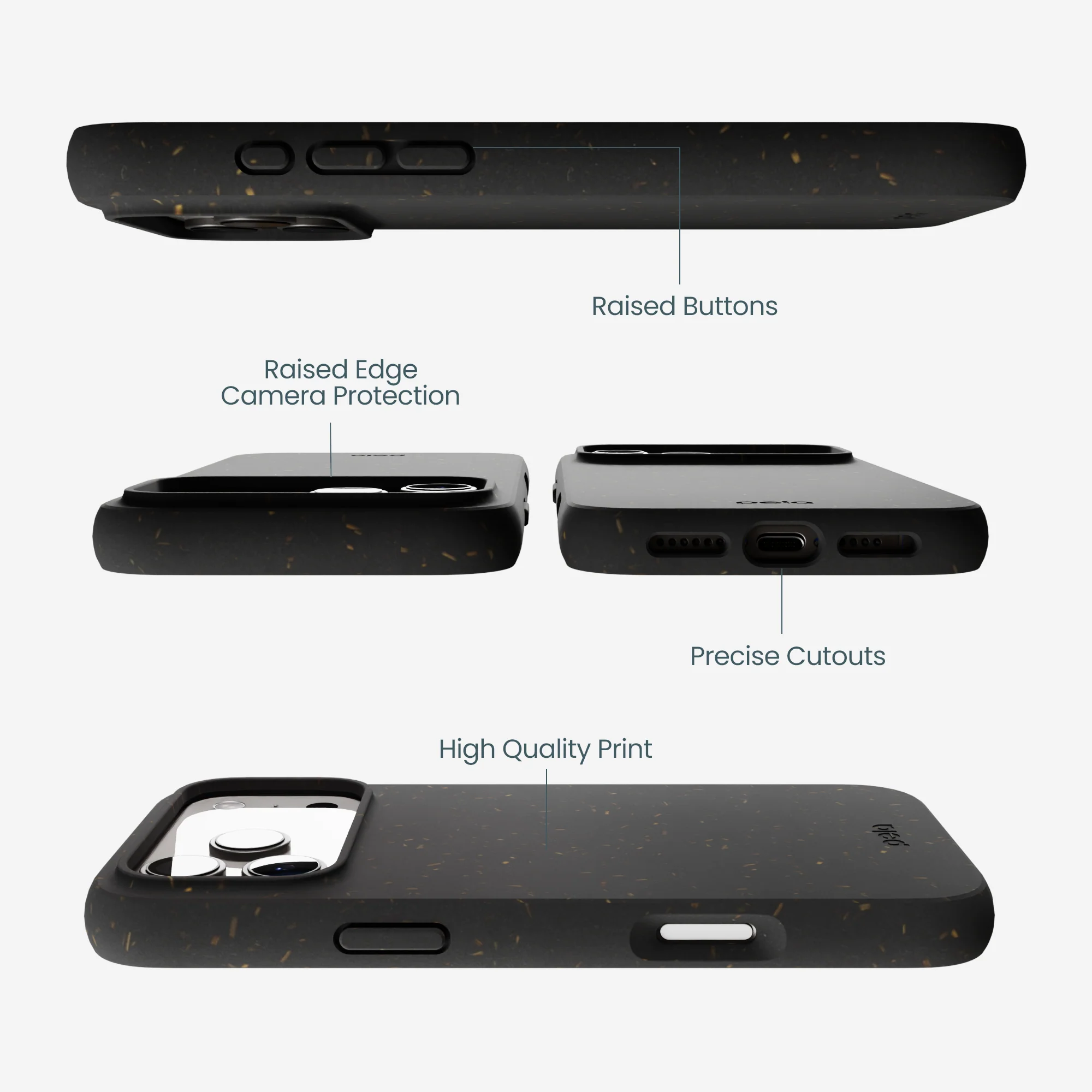 Black iPhone 17 Pro Max Case - Image 3