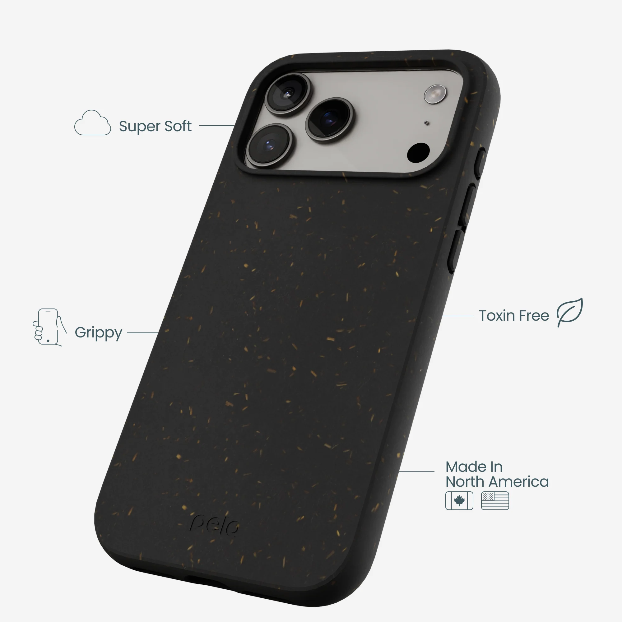 Black iPhone 17 Pro Max Case - Image 4