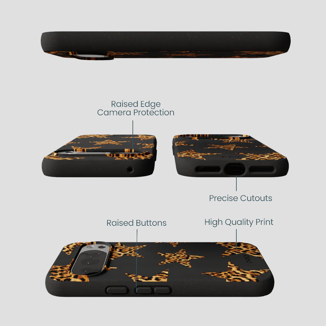Black Jaguar Stars Google Pixel 10/10 Pro Case - Image 3