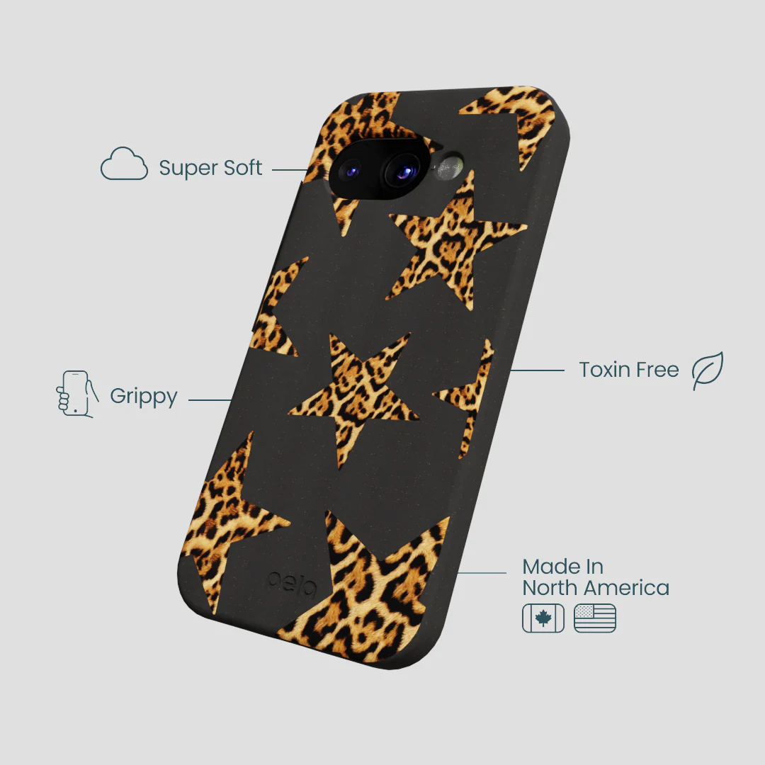 Black Jaguar Stars Google Pixel 9a Case - Image 4