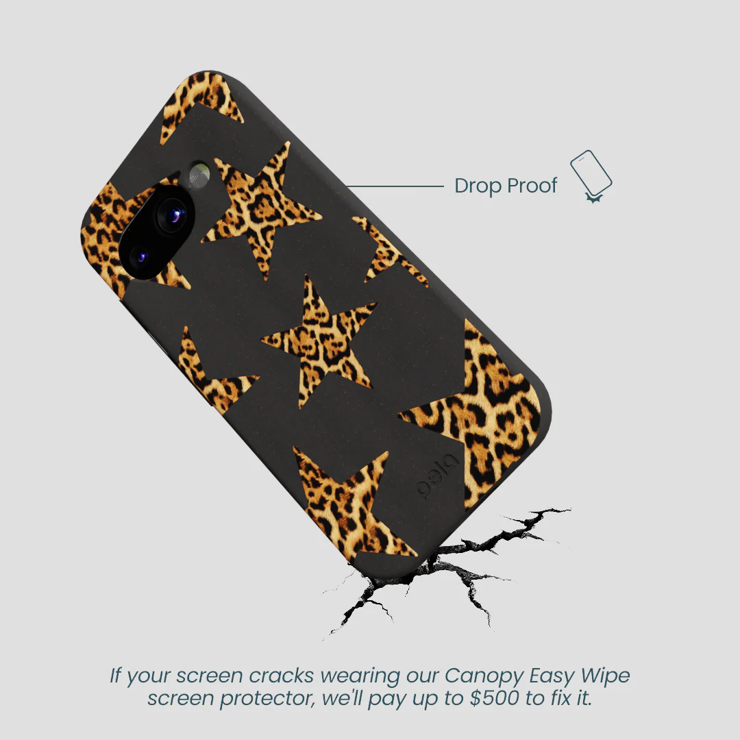 Black Jaguar Stars Google Pixel 9a Case - Image 5