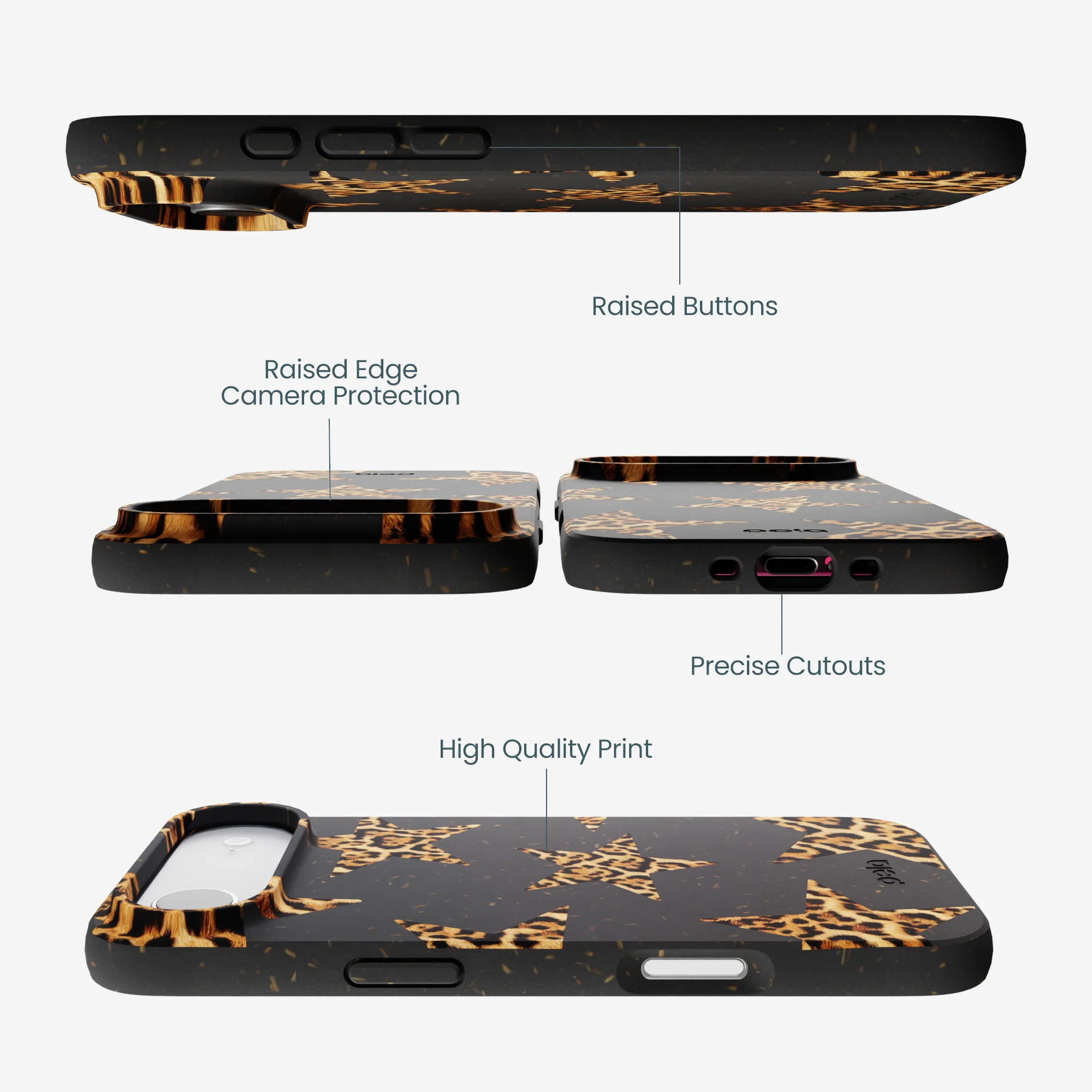 Black Jaguar Stars iPhone Air Case - Image 3