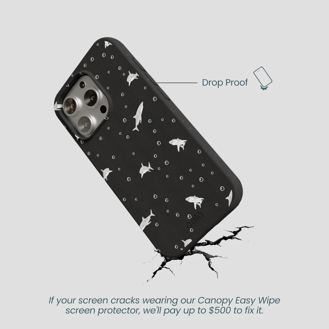 Black Lil Sharks iPhone 16 Pro Case - Image 5