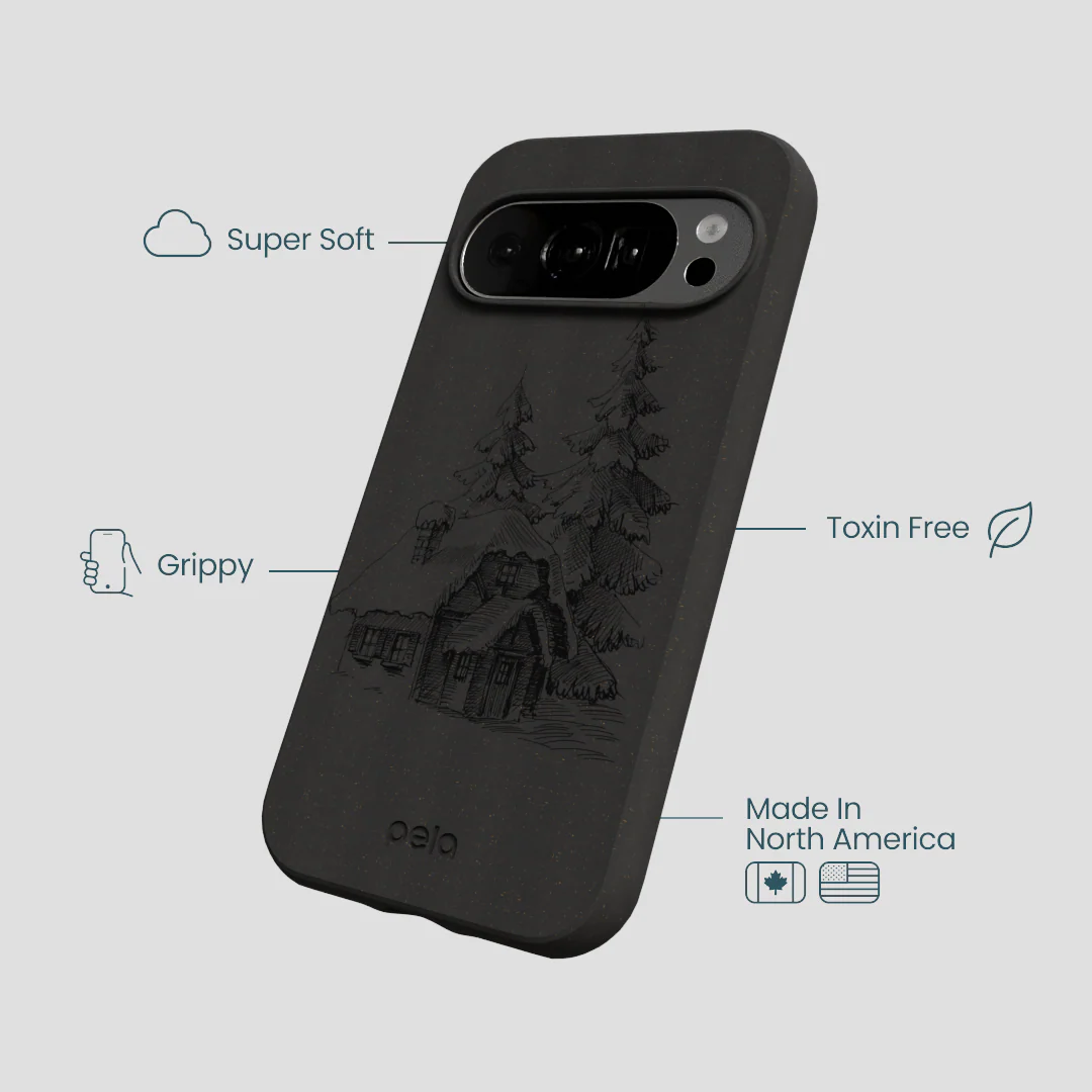 Black Lone Cabin Google Pixel 10/10 Pro Case - Image 4