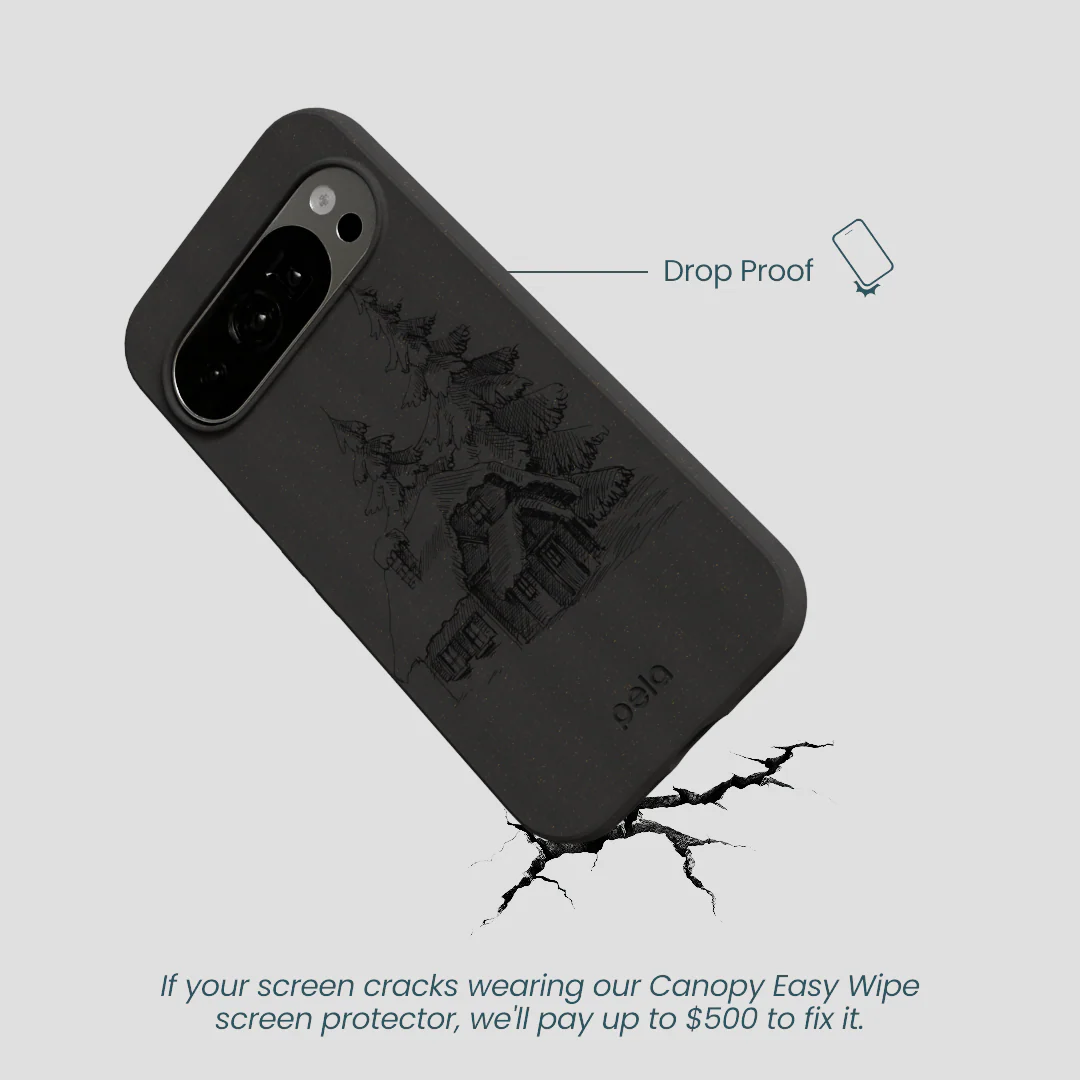 Black Lone Cabin Google Pixel 10/10 Pro Case - Image 5