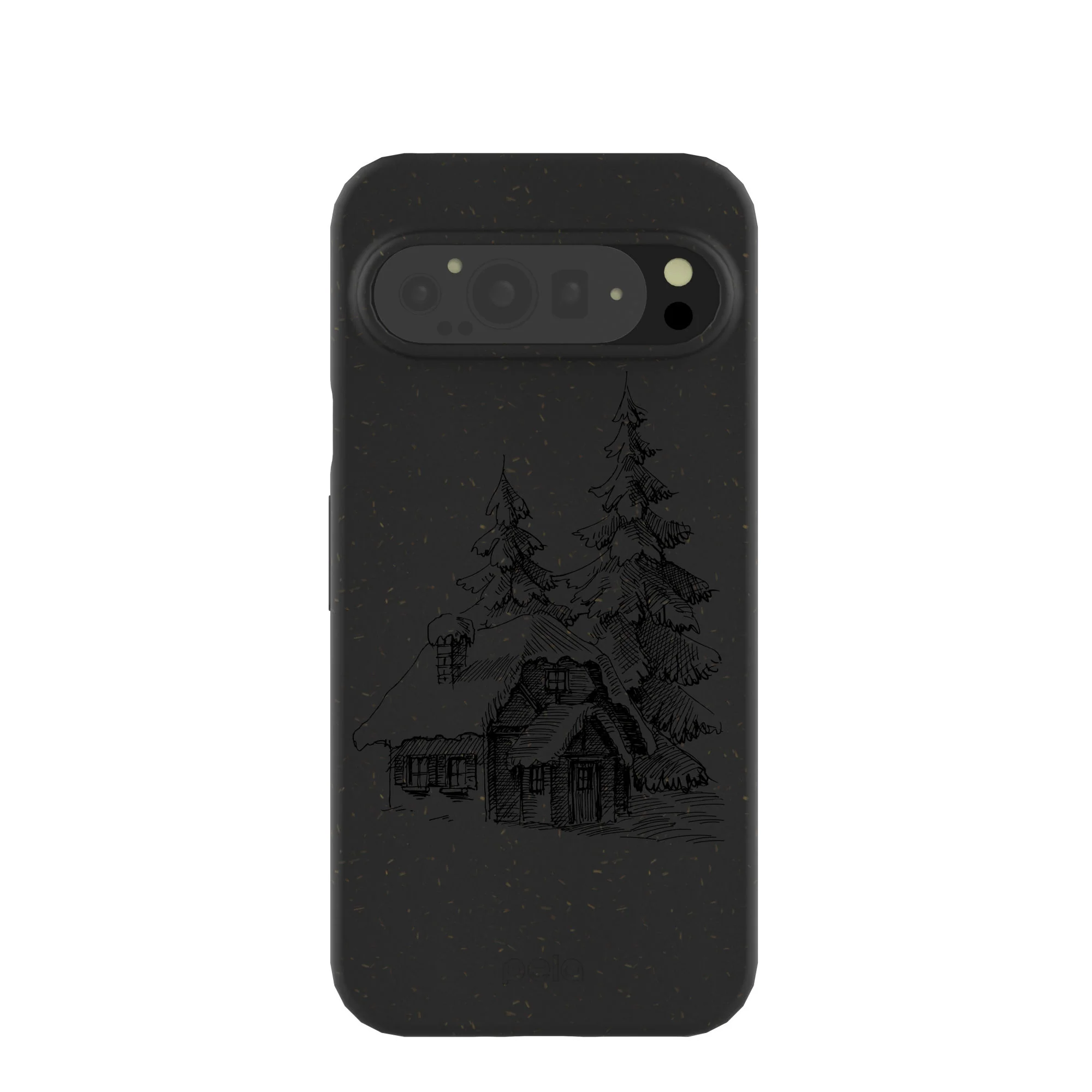 Black Lone Cabin Google Pixel 9 Pro XL Case