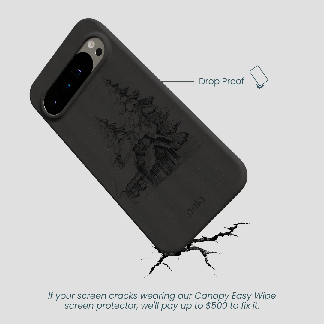 Black Lone Cabin Google Pixel 9 Pro XL Case - Image 5
