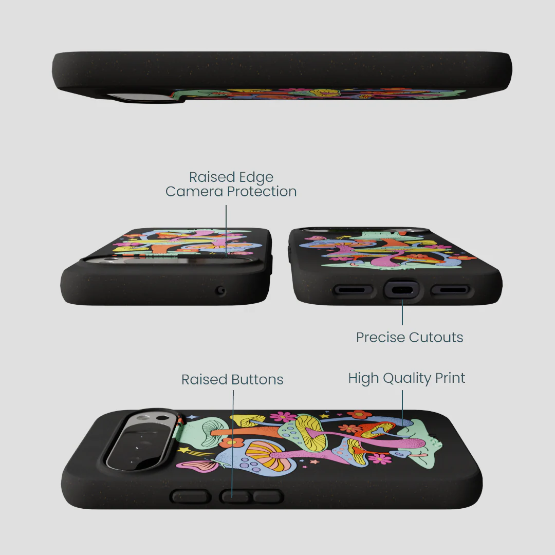 Black Magical Forest Google Pixel 10 Pro XL Case - Image 3
