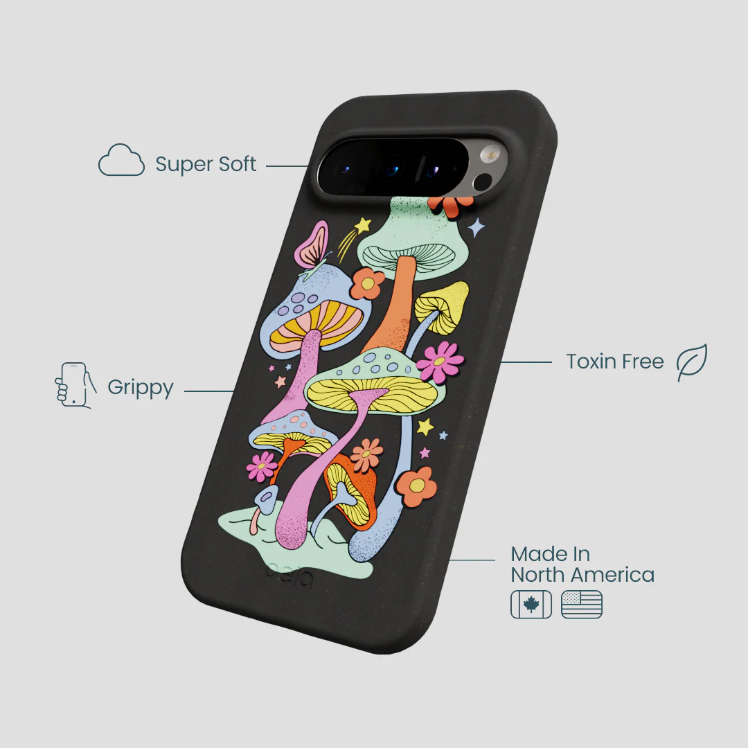 Black Magical Forest Google Pixel 9/9 Pro Case - Image 3