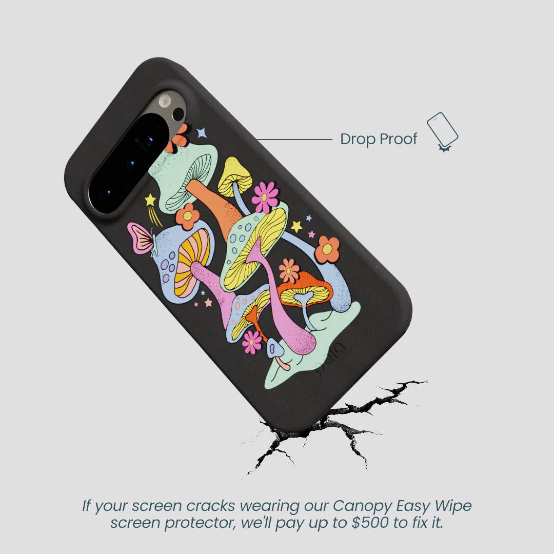Black Magical Forest Google Pixel 9/9 Pro Case - Image 4