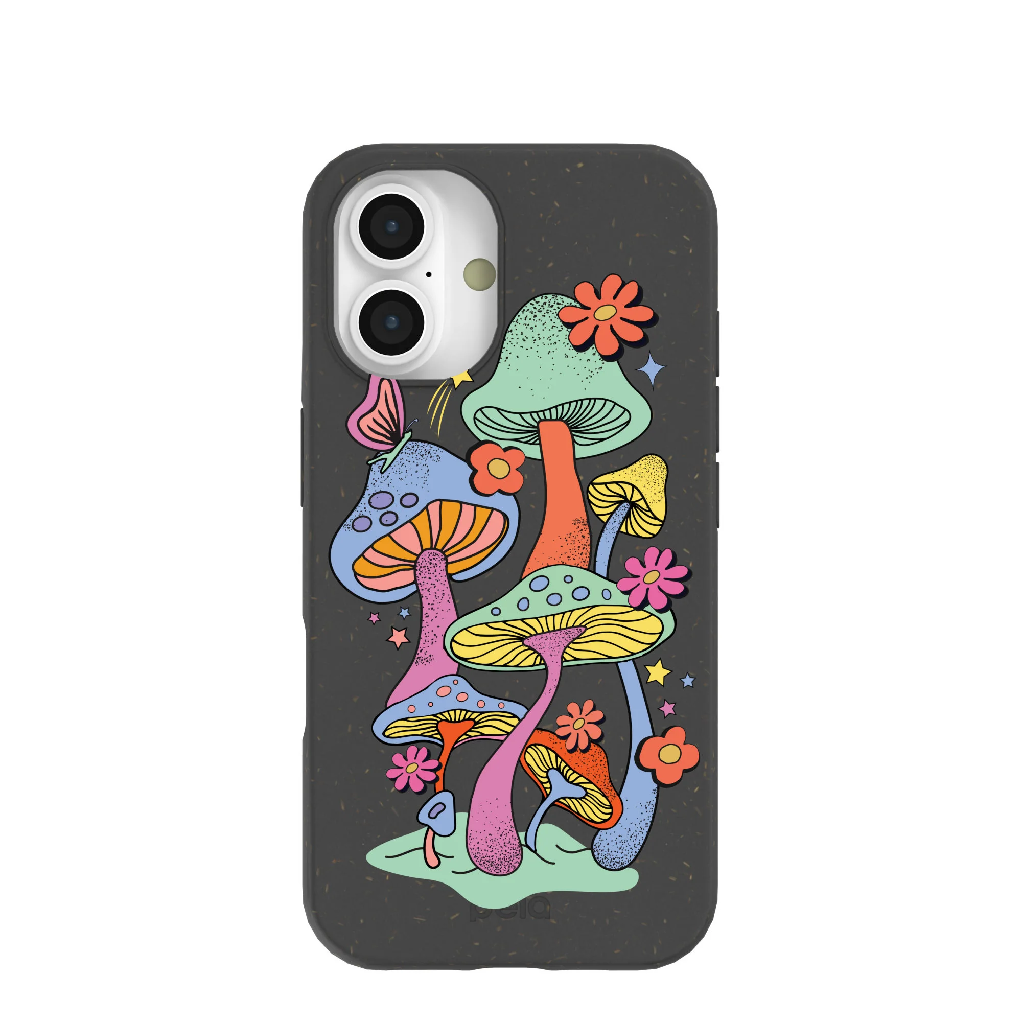 Black Magical Forest iPhone 16 Case