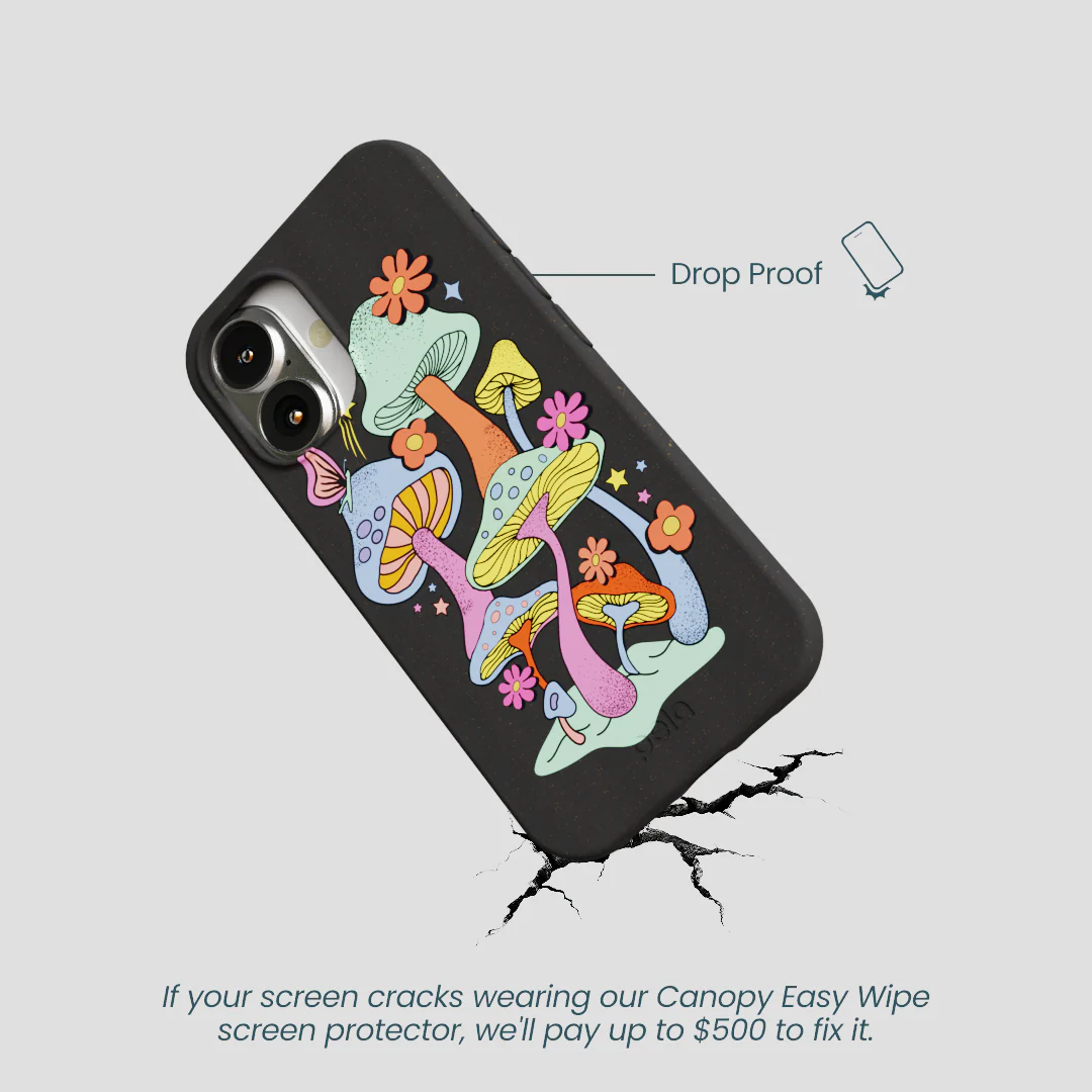 Black Magical Forest iPhone 16 Case - Image 5