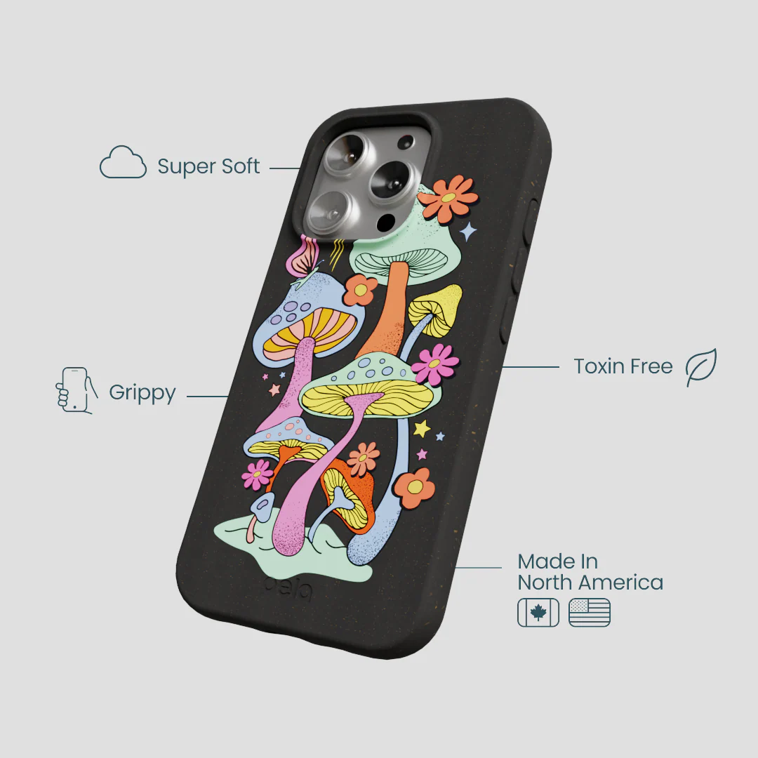 Black Magical Forest iPhone 16 Pro Case - Image 4