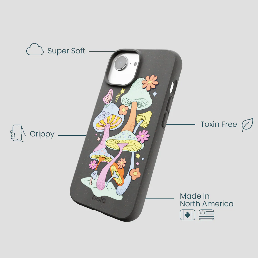 Black Magical Forest iPhone 16e/17e Case - Image 4