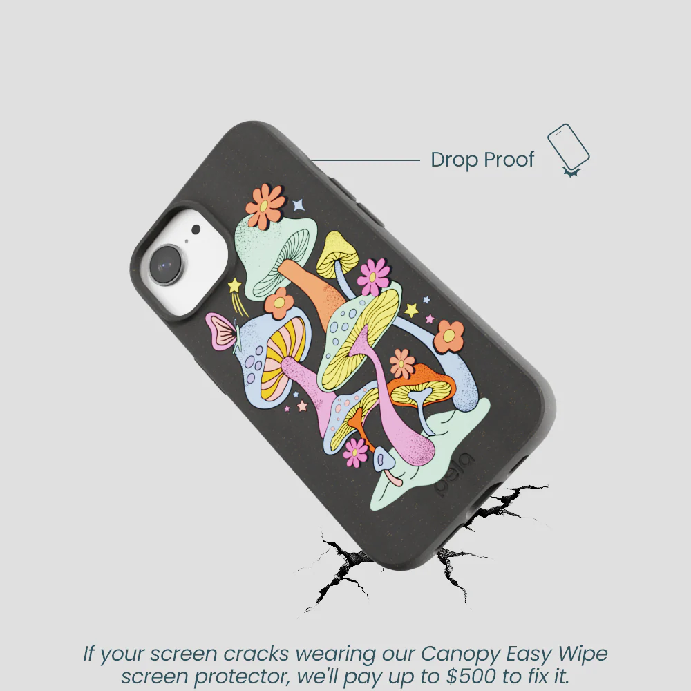 Black Magical Forest iPhone 16e/17e Case - Image 5