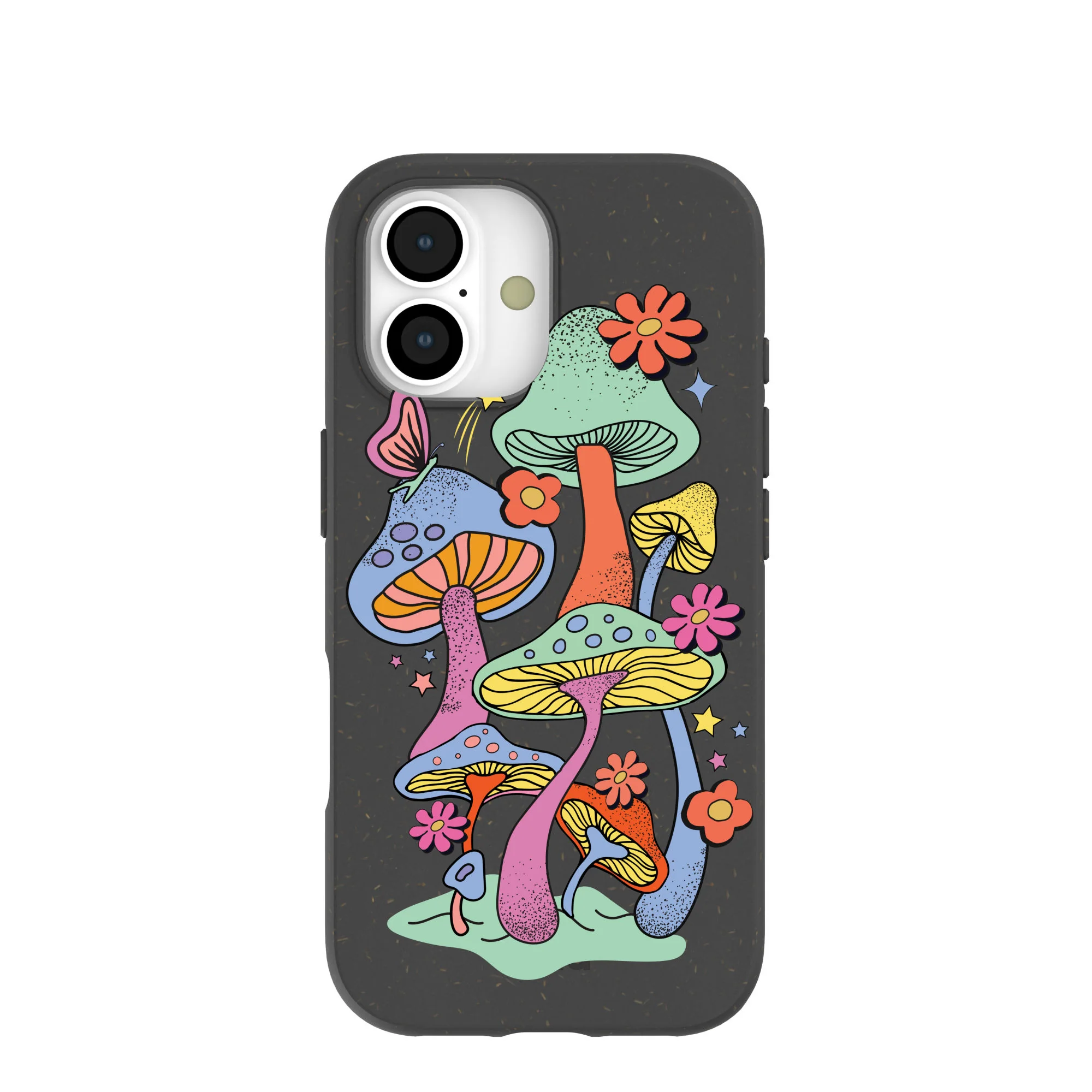 Black Magical Forest iPhone 17 Case
