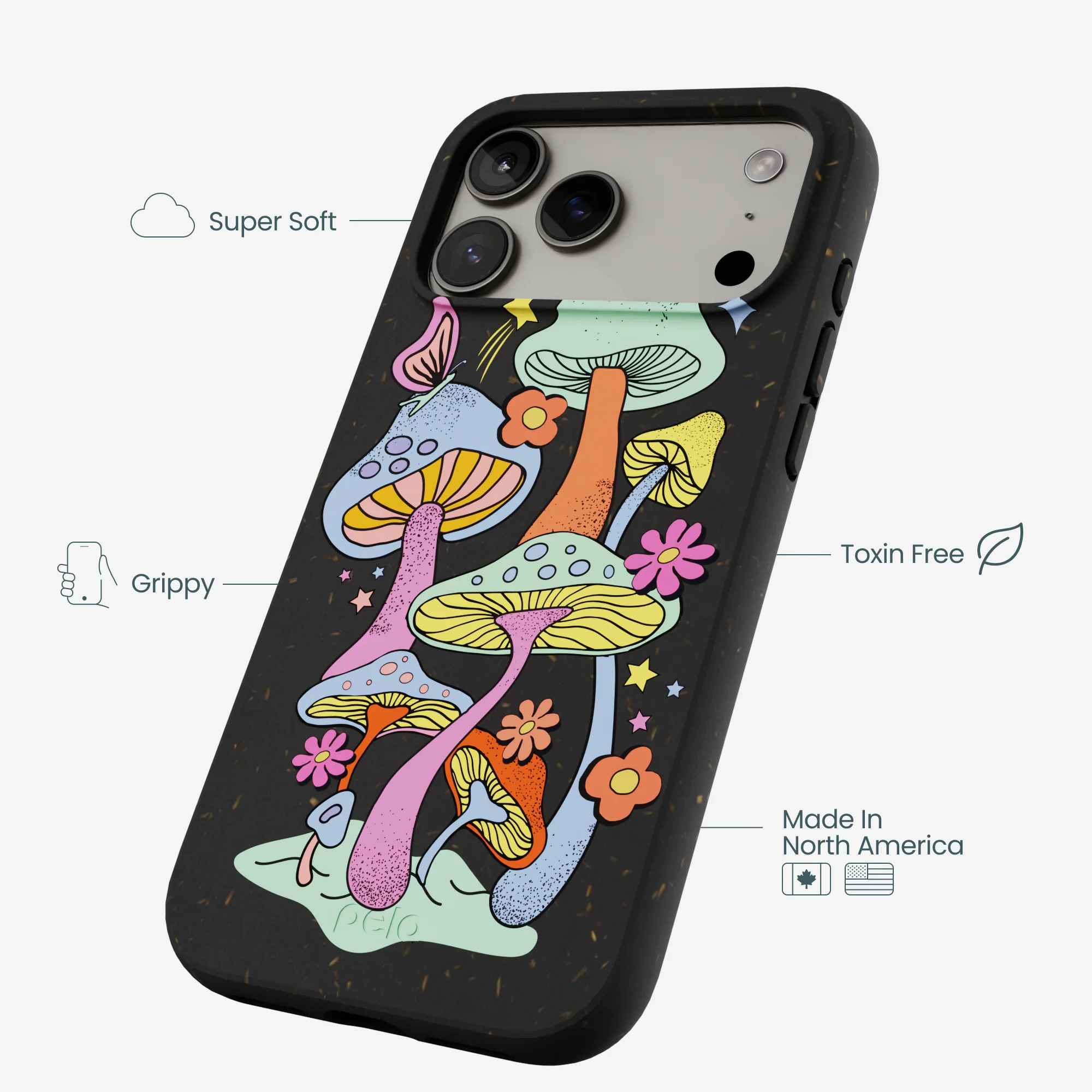 Black Magical Forest iPhone 17 Pro Max Case - Image 4
