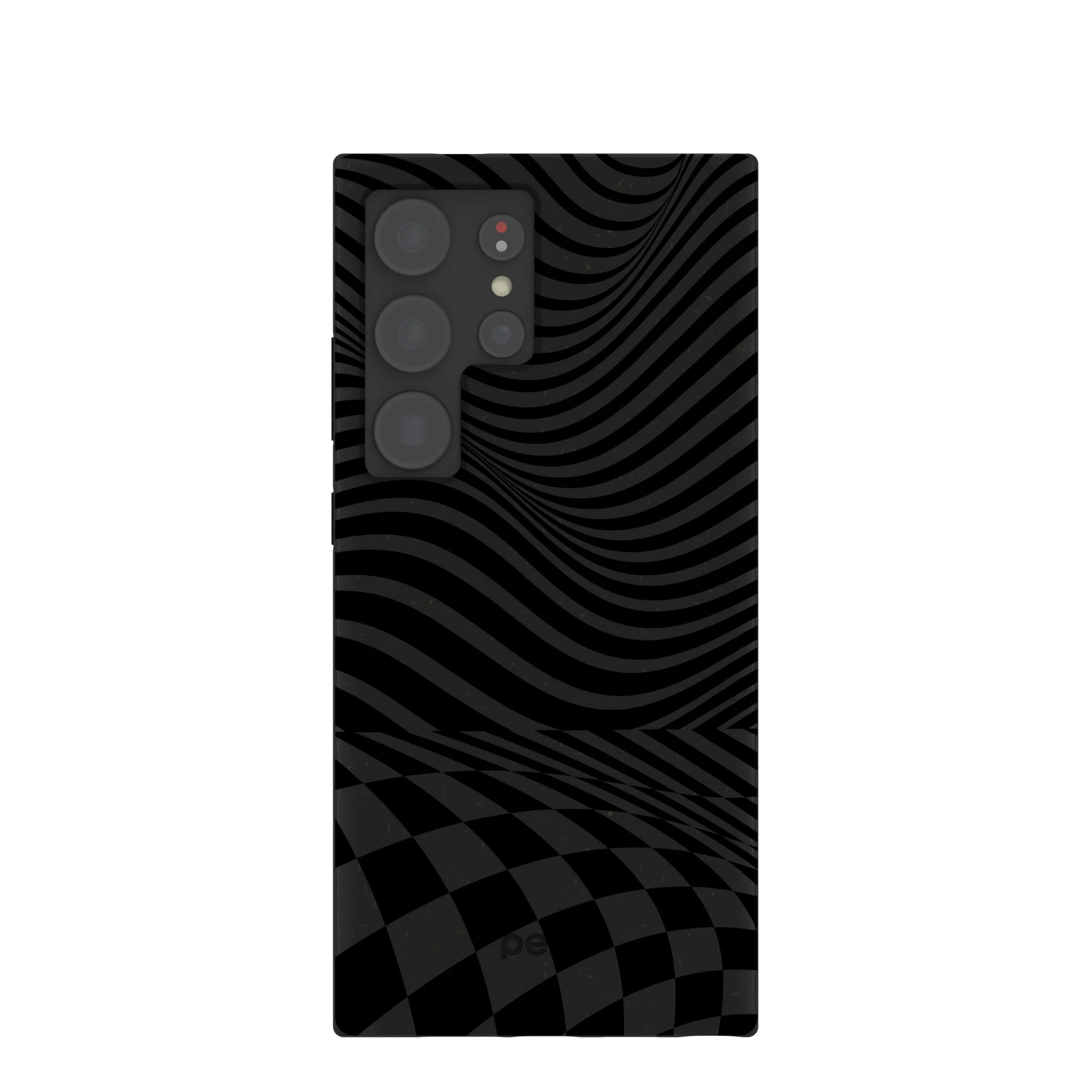 Black Melted Checkers Samsung Galaxy S24 Ultra Case