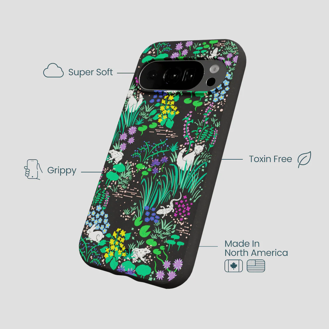 Black Midnight Pond Google Pixel 10/10 Pro Case - Image 4