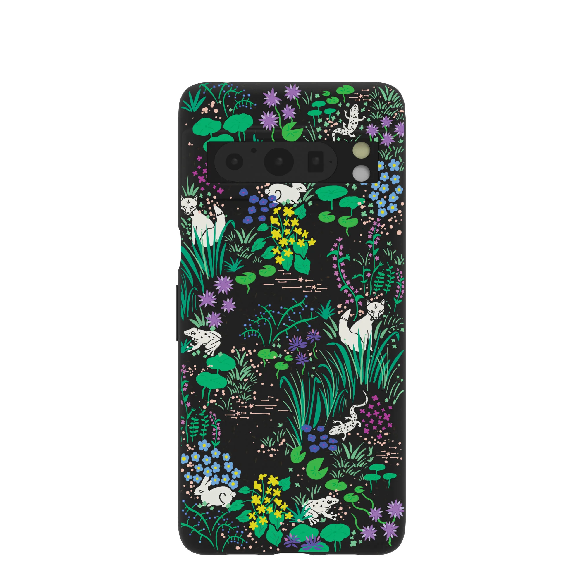 Black Midnight Pond Google Pixel 8 Pro Case