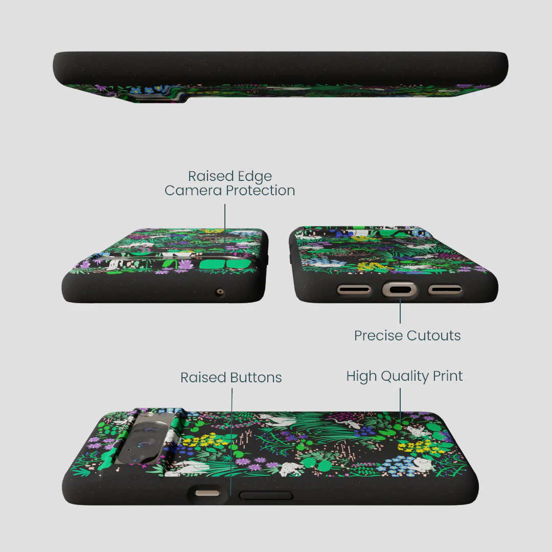 Black Midnight Pond Google Pixel 8 Pro Case - Image 3