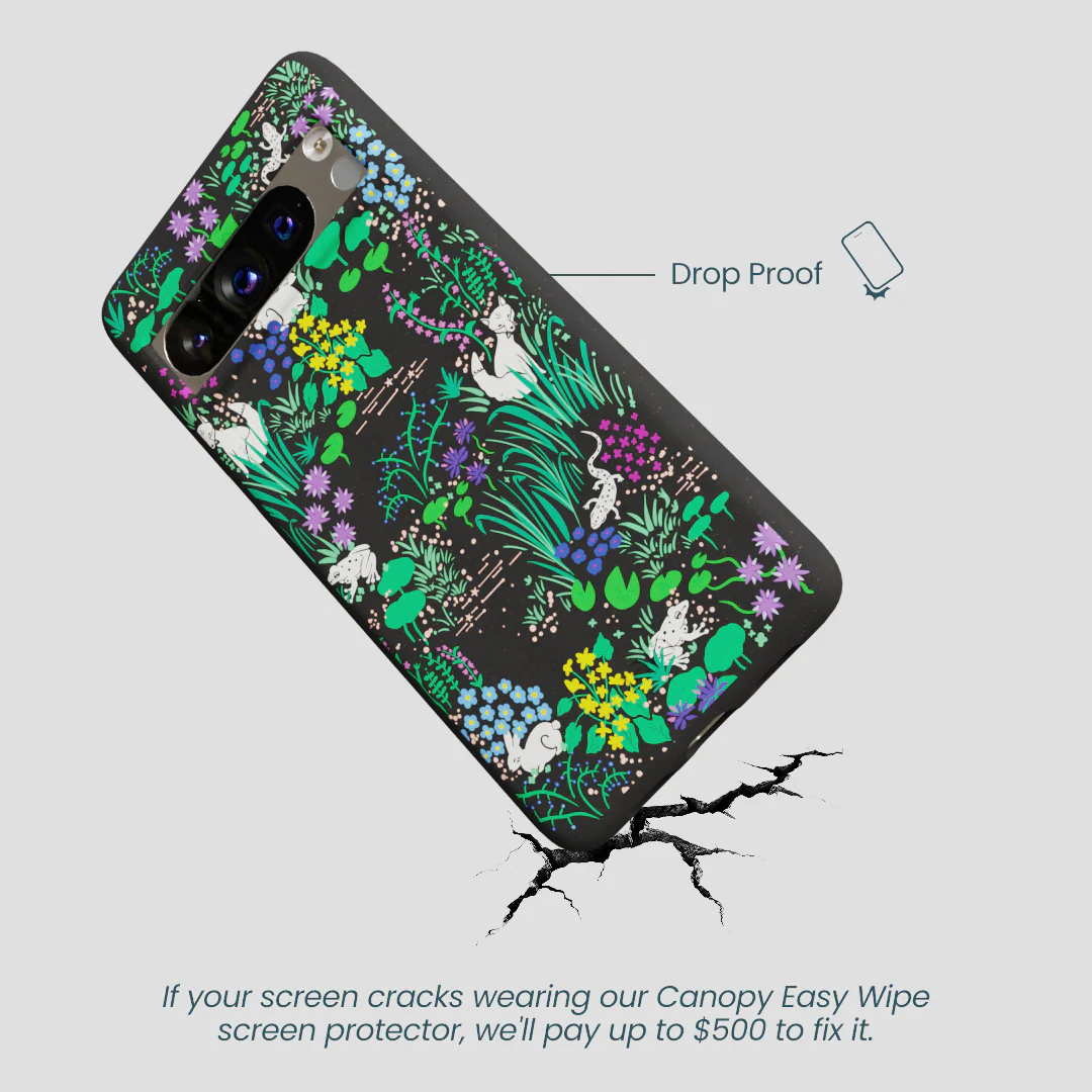 Black Midnight Pond Google Pixel 8 Pro Case - Image 5