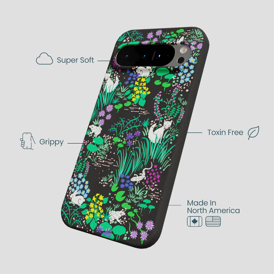 Black Midnight Pond Google Pixel 9 Pro XL Case - Image 4